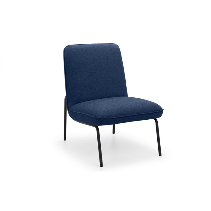 Dali Blue Wool Chair